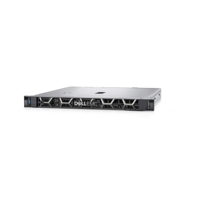 Сървър Dell PowerEdge R350 SmartValue, Intel Xeon E-2378 2.6GHz, 16M Cache, 8C/16T, 2.5" Chassis up to 8 Drives, Riser Config 1 x8, 1 x16 slots, 16GB UDIMM ECC, 2x 1.2TB HDD SAS ISE 12Gbps, PERC H355, Dual Hot-Plug PSU 600W, BOSS Blank, On-Board LOM,