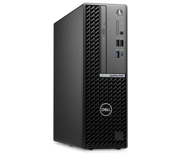 Настолен компютър Dell OptiPlex 5000 SFF, Intel Core i5-12500 (6 Cores/18MB/3.0GHz to 4.4GHz), 16GB (1x16GB) DDR4, 512GB SSD PCIe M.2, AMD Radeon 550 2GB, 260 W, Keyboard&Mouse, Win 11 Pro, 3Y BOS