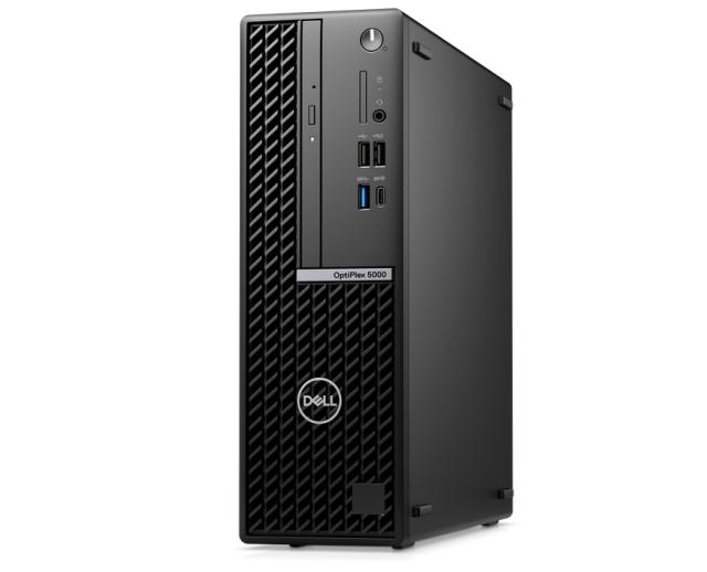 Настолен компютър Dell OptiPlex 5000 SFF, Intel Core i5-12500 (6 Cores/18MB/3.0GHz to 4.4GHz), 16GB (1x16GB) DDR4, 512GB SSD PCIe M.2, AMD Radeon 550 2GB, 260 W, Keyboard&Mouse, Win 11 Pro, 3Y BOS