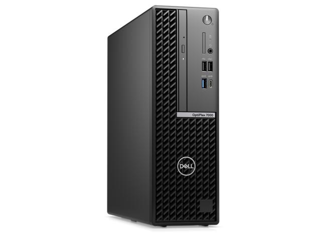 Настолен компютър Dell OptiPlex 7000 SFF, Intel Core i5-12500 (6 Cores/18MB/3.0GHz to 4.6GHz), 16GB (2x8GB) DDR4, 256GB PCIe NVMe SSD, Intel Integrated Graphics,  WiFi 6E, BT, K&M, Ubuntu, 3Y ProSpt