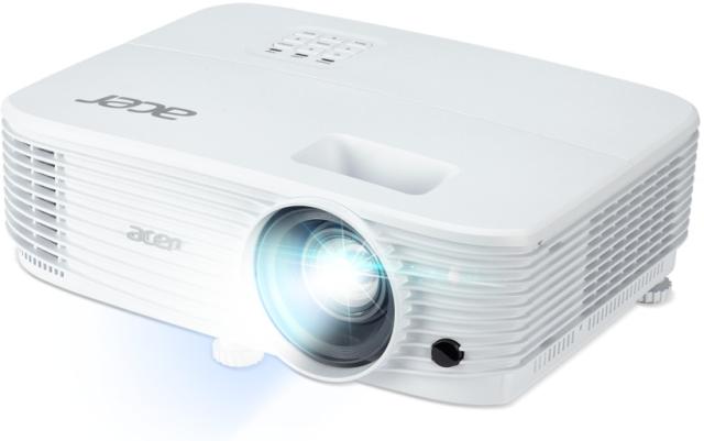Мултимедиен проектор Acer Projector P1157i DLP, SVGA (800x600), 4500 ANSI LUMENS, 20000:1,HDMI, RCA, Audio in/out, VGA out, USB type A (5V/1A), RS-232,Bluelight Shield, LumiSense, Built-in 3W Speaker, 2.4kg, White