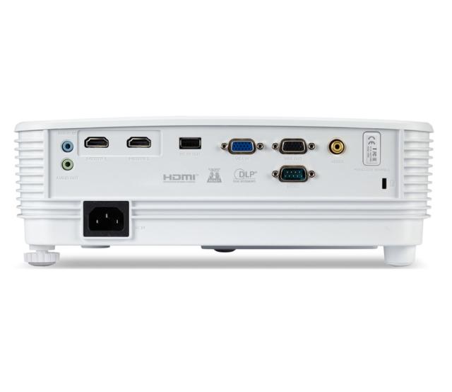 Мултимедиен проектор Acer Projector P1157i DLP, SVGA (800x600), 4500 ANSI LUMENS, 20000:1,HDMI, RCA, Audio in/out, VGA out, USB type A (5V/1A), RS-232,Bluelight Shield, LumiSense, Built-in 3W Speaker, 2.4kg, White
