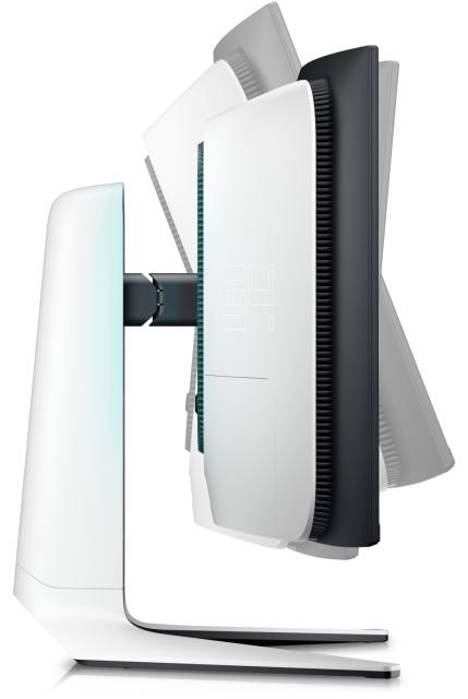 Монитор Dell Alienware AW3423DW, 34" QD-OLED CURVED Anti-reflective, 0.1ms GtG, NVIDIA G-SYNC, 1000 cd/m2, 21:9 QHD 3440x1440 at 175Hz, HDR 400, 99.3% DCI-P3, HDMI, DP, USB 3.0 Hub, Height Adjustable, Swivel, Tilt, Lunar Light