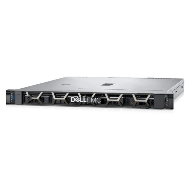 Сървър Dell PowerEdge R250, Intel Xeon E-2356G 3.2GHz, 12M, 6C/12T, 4x 3.5" Chassis, PCIe Riser wFan 1 x16 and 1 x8 Slots, 32GB UDIMM 3200MT/s, ECC, iDRAC9 Express 15G, 2x 600GB HDD SAS ISE 12Gbps 15K, PERC H345, 1x PSU 450W Platinum, On-Board LOM, B