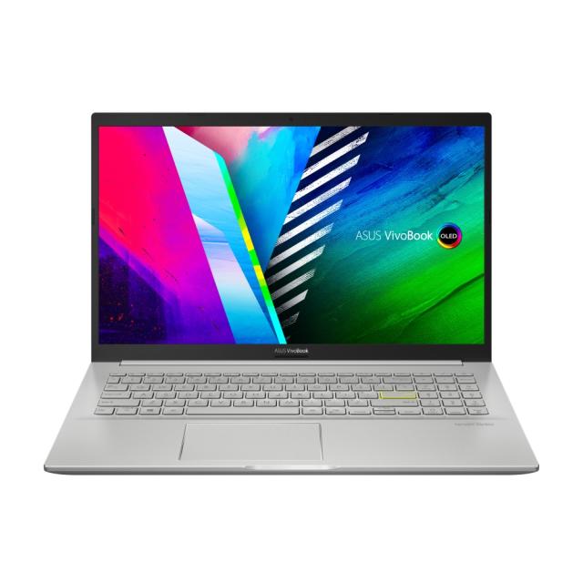 Лаптоп Asus Vivobook OLED K513EA-OLED-L511W, Intel Core i5-1135G7 (8M Cache, up to 4.2 GHz), 15.6" FHD IPS, Glare(1920x1080), 400nits,8GB DDR4 (ON BD., 1 slot free),512G PCIEG3 SSD, Windows 11,Illum. Kbd., Silver