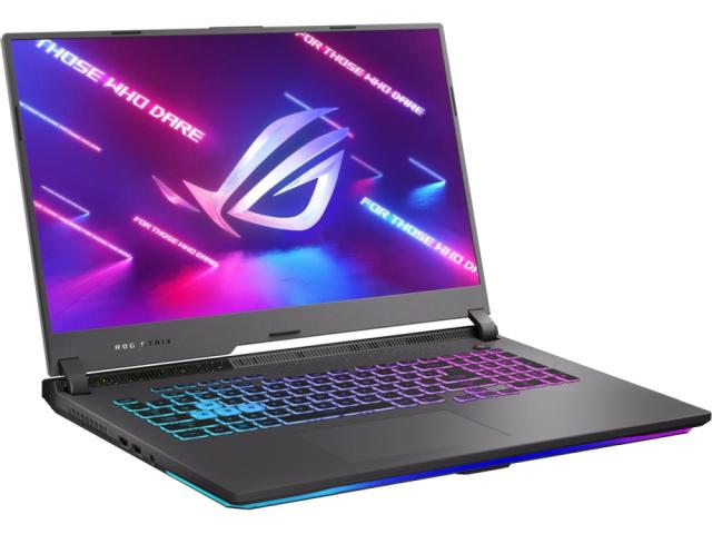 Лаптоп Asus ROG Strix G17 G713RM-KH011W, AMD Ryzen 7 6800H (8-core/16-thread, 20MB cache, up to 4.7 GHz), 17.3" FHD (1920x1080,16:9) 360Hz, 16GB DDR5 4800MHz (2*8GB), PCIE NVME 1TB M.2 SSD, NVIDIA GeForce RTX 3060 6GB GDDR6, Wi-Fi 6e, 4-zone RGB Kbd,