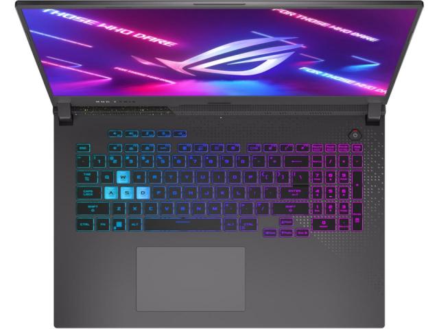 Лаптоп Asus ROG Strix G17 G713RW-LL108W, AMD Ryzen 7 6800H,(8-core/16-thread, 20MB cache, up to 4., 17.3" WQHD AG (2560 x 1440)240Hz,16GB DDR5 4800MHz (2x8 GB), PCIE 4.0 NVME 1TB M.2 SSD,GeForce RTX 3070 Ti  8GB GDDR6 , WiFi 6, RGB Per-Key Kbd