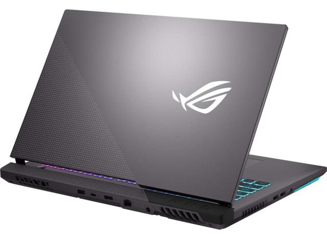 Лаптоп Asus ROG Strix G17 G713IC-HX011, AMD Ryzen 7 4800H (8-core/16-thread, 12MB Cache, 4.2 GHz), 17.3" FHD (1920x1080,16:9) 144Hz, 16GB DDR4 3200MHz (2*8GB), PCIE NVME 1TB M.2 SSD, NVIDIA GeForce RTX 3050 4GB GDDR6, Wi-Fi 6, 4-zone RGB Kbd, no OS, 