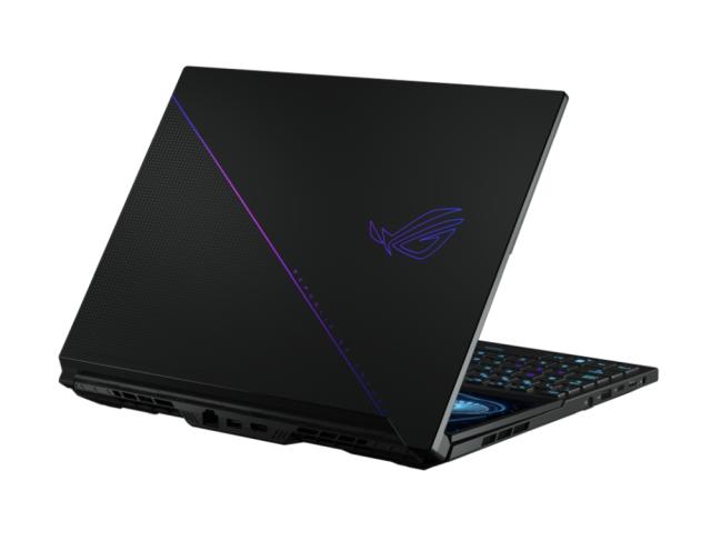 Лаптоп Asus ROG Zephyrus Duo 16 GX650RW-LS103X ,AMD Ryzen 9 6900HX (8-core, 20MB cache, up to 4.9 GHz), 16"WUXGA (1920 x 1200,16:10)165Hz, 32GB DDR5 4800Mhz(2*16),PCIE NVME 1TB M.2 SSD, RTX 3070 Ti8GB GDDR6,WiFi 6e,RGB Kbd, Win 11 Pro, NumP,Black