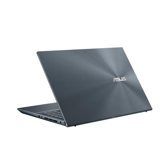 Лаптоп Asus Zenbook Pro OLED UM535QE-OLED-KY731X, AMD Ryzen 7 5800H 3.2 GHz(16M Cache, up to 4.4 GHz) OLED 15.6" FHD IPS (1920x1080)400Nits Glare Touch, 16GB LPDDR4(ON BD), PCIEG3x2 1TB SSD, RTX 3050 Ti 4GB GDDR6,Thunderbolt,TPM,Windows 11 Pro, Bag, 