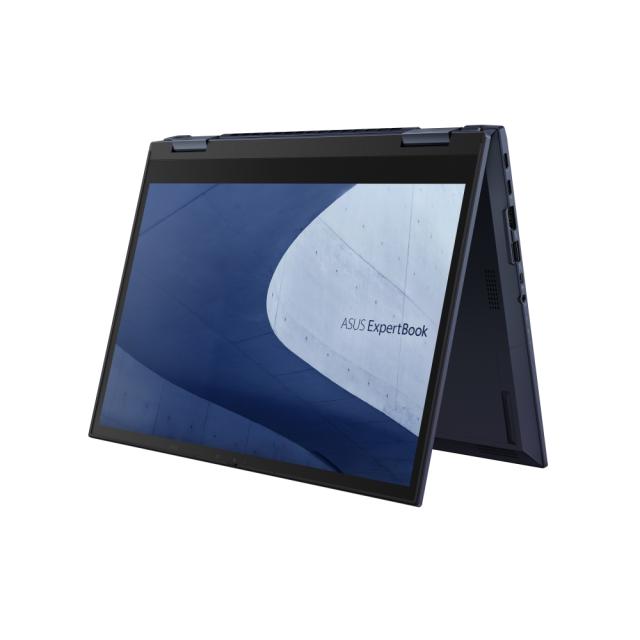 Лаптоп Asus ExpertBook B7 Flip B7402FEA-L90159, Intel Core i7-1195G7 2.9 GHz (12M Cache, up to 5.0 GHz, 4 cores), 14"WQXGA (2560 x 1600)Touch 16:10, 16GB DDR4, PCIe 3.0x4  512GB SSD,Intel Iris X,HDMI,2xThunderbolt,RJ45, No OS, Illim.Kbd.,Star Black