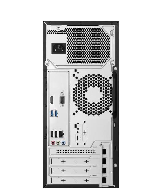 Настолен компютър Asus ExpertCenter D5 Tower(20L) D300TA-3101002930, Intel Core i3-10100 3.6GHz (6M Cache, up to 4.3 GHz), 8GB (1x8GB) 3200MHz DDR4- U-DIMM,256GB M.2 NVMe PCIe,1x RJ45,1x HDMI 1.4, VGA, 1xDP, 2xPS2,(200W+80 Bronze) ,DVD+/-RW, 802.11n,