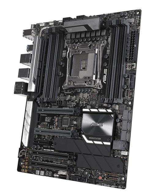 Дънна платка Asus WS X299 PRO, X299, LGA2066, 8xDDR4, (SLI&CFX), PCI-Е, 6x SATA 6Gb/s, 2x M.2, 1x U.2, 2x USB 3.1 Gen2, 4x USB 3.1 Gen1, 2x LAN1000, ATX
