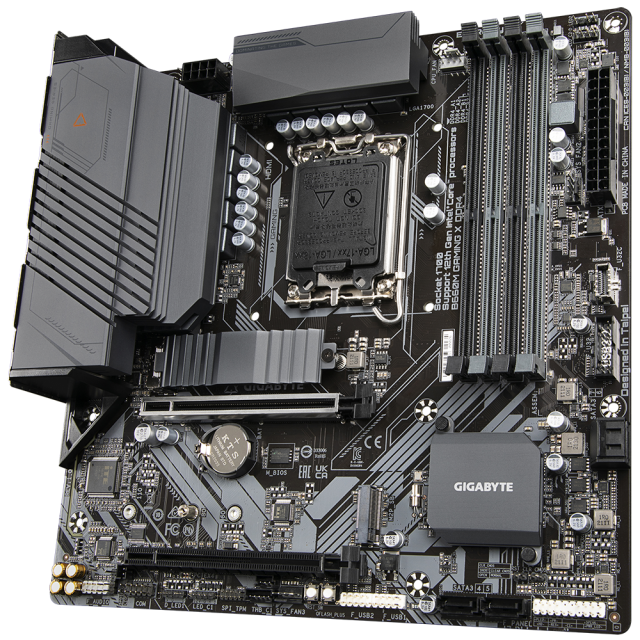 Дънна платка Gigabyte B660M GAMING X, B660, LGA1700, 4 x DDR4, PCIe 4.0 (DP&HDMI)(CF), PCIe 4.0, 4x SATA 6Gb/s, 2x M.2, 3x USB 3.2 Gen 1, mATX