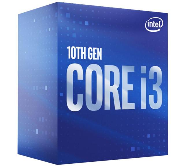 Процесор Intel Core I3 10100F 4C (3.6Ghz / 4.30Ghz, 6MB Cache, 65W, LGA1200), BOX, с охлаждане
