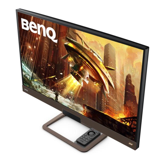 Монитор BenQ EX2780Q, 27", IPS, HDRi, 144Hz, 5ms, 2560x1440 2K, Black eQualizer, Color Vibrance, FreeSync, Flicker-free, B.I.+, Smart focus, Super Resol., 95% DCI-P3, 1000:1, 20M:1, 10 bit, 350 cd/m2, 2xHDMI, DP, USB Type-C, Speakers, Remote, Metalli