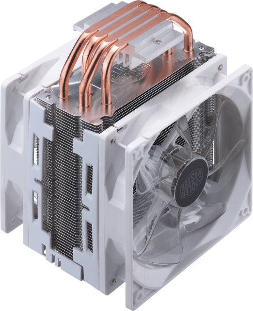 Охладител за процесор Cooler Master Hyper 212 LED Turbo White Edition, 4-Pin (PWM), AMD/INTEL