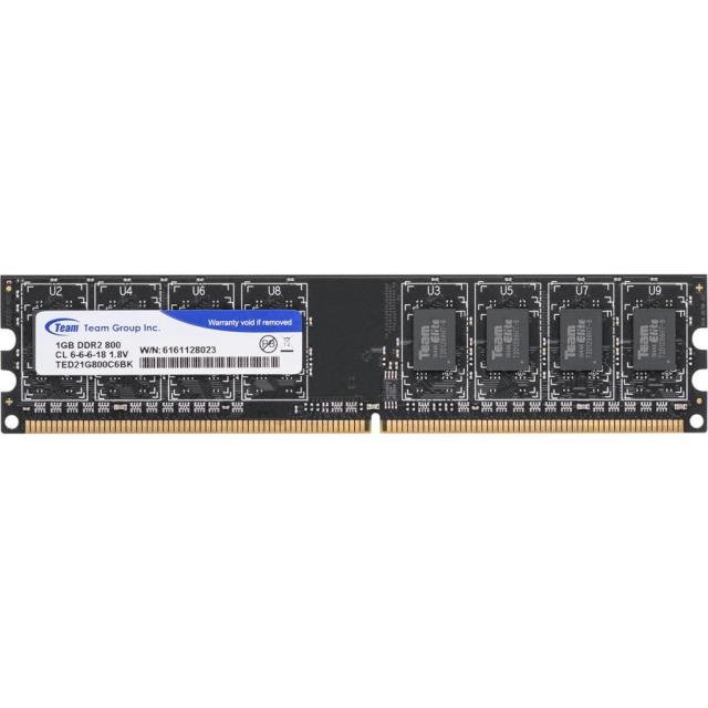 Памет Team Group Elite DDR2-800, 1GB, CL6-6-6-18 1.8V