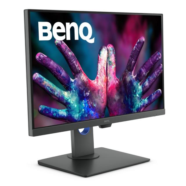 Монитор BenQ PD2705U, 27" IPS LED, 5ms,3840x2160 4K UHD, Designer Monitor, AQCOLOR, 100% sRGB, HDR10, B.I., LBL, KVM Switch, ICCsync, CAD/CAM, DualView, 1000:1, 300 cd/m2, HDMI, DP, USB Type-C(Power 65W, DP alt), Speak.2x2W, Height Adj., Swivel, Tilt