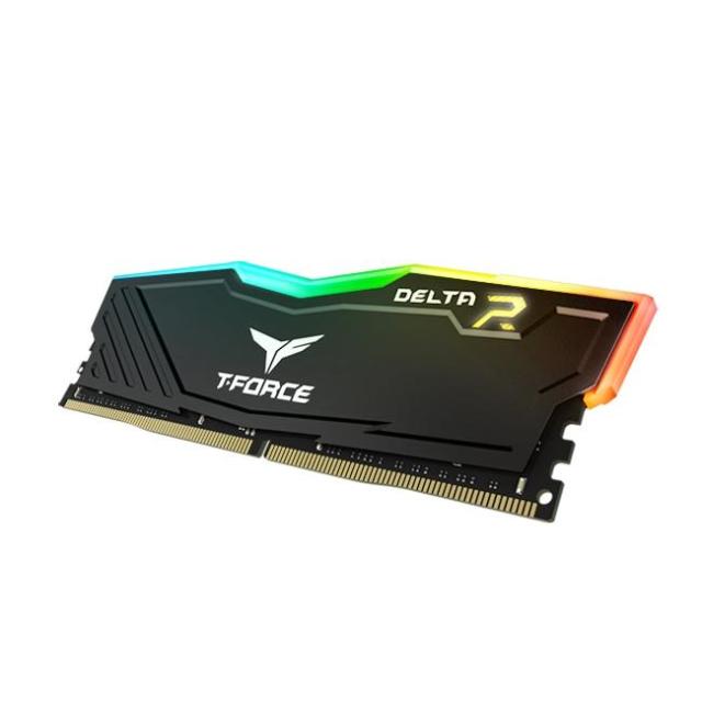Памет Team Group T-Force Delta RGB Black, DDR4, 64GB (2x32GB), 3200MHz, CL16-18-18-38 1.35V