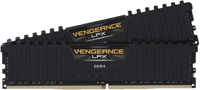 Памет CORSAIR VENGEANCE LPX Black 16GB (2x8GB), DDR4, 3200MHz, C16, 1.35 V