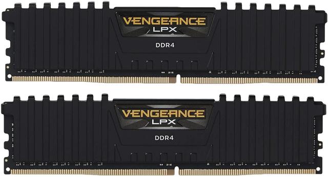 Памет CORSAIR VENGEANCE LPX Black 16GB (2x8GB), DDR4, 3200MHz, C16, 1.35 V