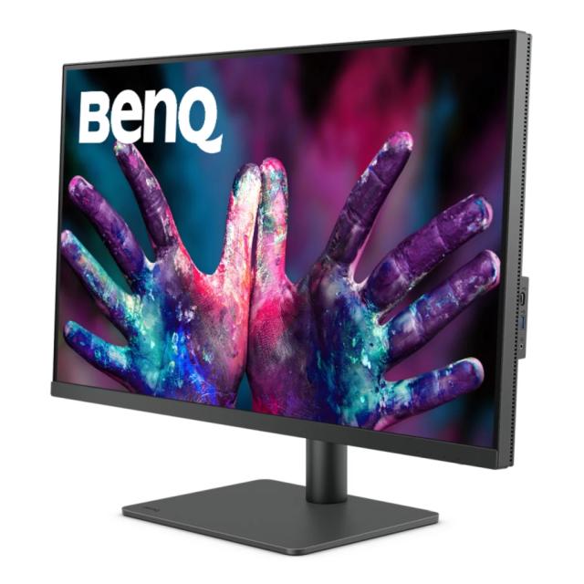 Монитор BenQ PD3205U 32" IPS 4ms 3840x2160 4K, DesignVue Designer Mon,100% sRGB,PIP/PBP,CAD/CAM,Disp Pilot,Flicker-free,LBL,1000:1,20M:1 DCR,10 Bit,250cd/m2,USB C(PowerDelivery 90W),HDMI,DP,miniDP,USB Hub, PIP/PBP,KVM,Card R/W,2x2.5W,HAdj.,Swivel,Piv