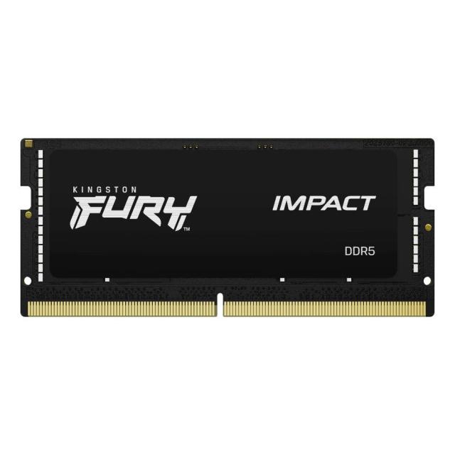 Памет Kingston FURY IMPACT, 16GB DDR5 4800MHz, SODIMM, CL40, 1.1V