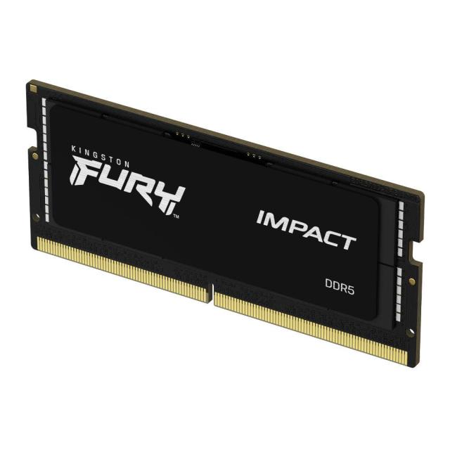 Памет Kingston FURY IMPACT, 16GB DDR5 4800MHz, SODIMM, CL40, 1.1V