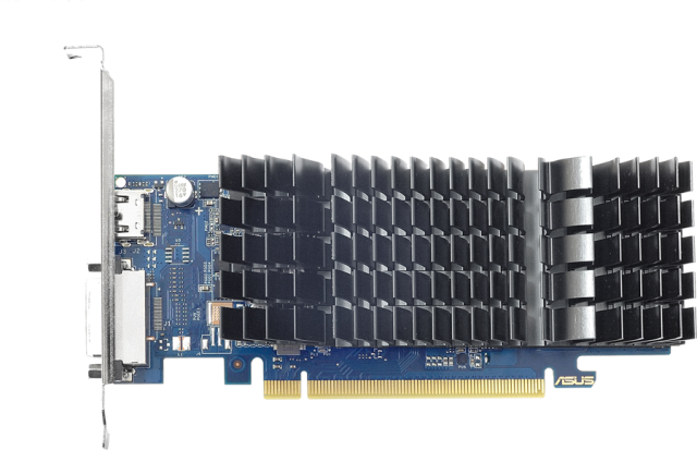 Видеокарта ASUS GeForce GT1030 2GB GDDR5, 64-bit, low profile, 1x DVI-D, 1x HDMI 2.0