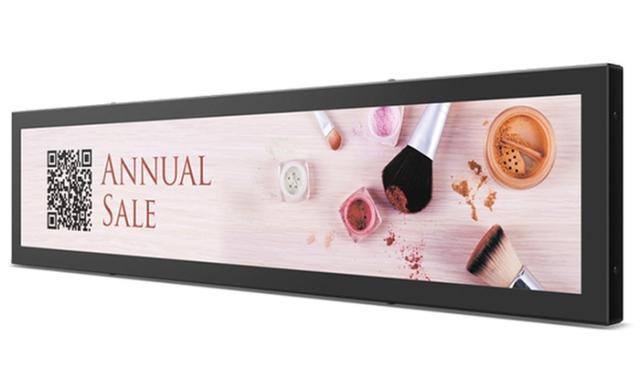 Широкоформатен дисплей BenQ BH281, 28" LED, 25ms, 1920x360, 1000 nits, 1000:1, VGA, HDMI, RS232 , Remote control, Wall mount 100x100mm
