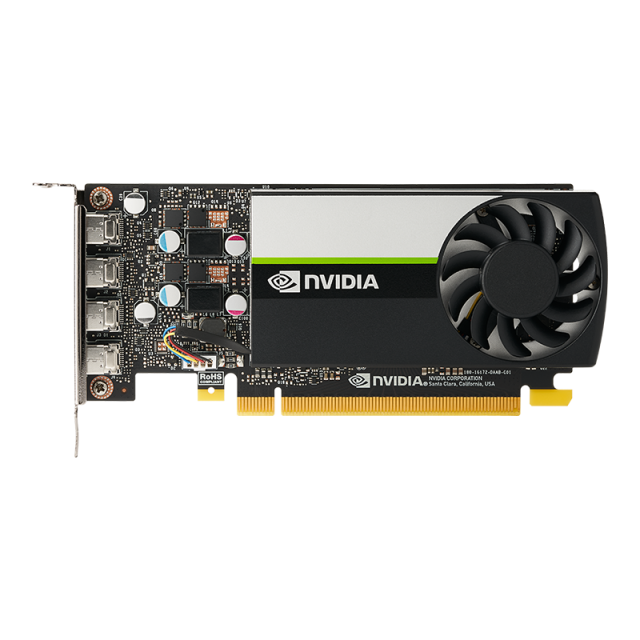 Видео карта PNY NVIDIA Quadro T600, 4GB, GDDR6, 128 bit, mini-Displayport x 4