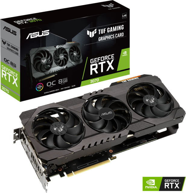 Видеокарта ASUS TUF Gaming GeForce RTX 3070 V2 OC Edition 8GB GDDR6