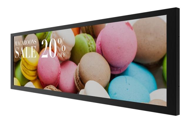 Широкоформатен дисплей BenQ BH380, 38" LED, 9ms, 1920x545, 800 nits, 4000:1, VGA, HDMI, RS232 , Wall mount 200x100mm