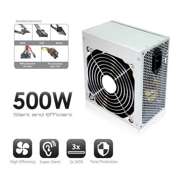 Захранващ блок Ewent EW3907, ATX 500W V2.3