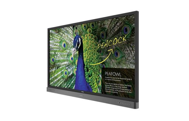 Широкоформатен дисплей BenQ LFD RP750K, 75" Touch: IR 20 points LED, 8ms, 3840x2160, 330 nits, 1200:1, HDMI, D-sub, DPI, USBx2, Composite , RS232 input, RJ45, Speakers, Remote control, Wall mount 800x400mm