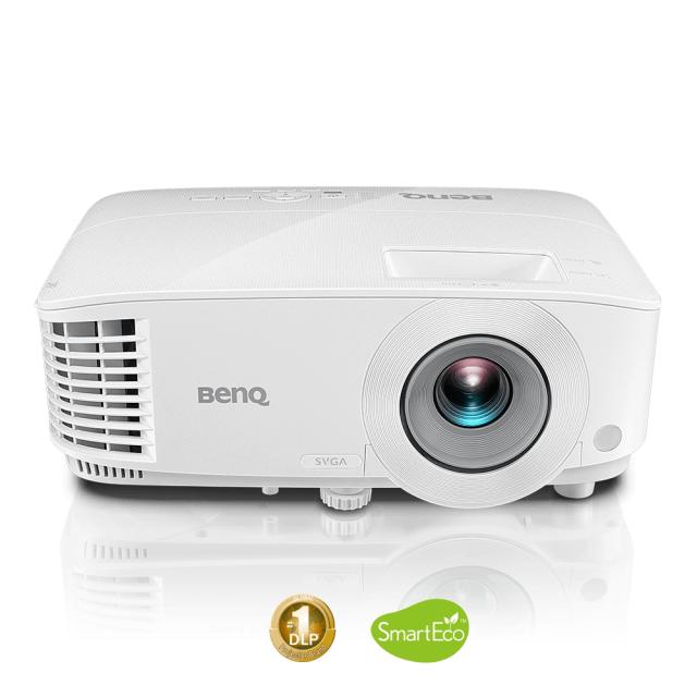 Мултимедиен проектор BenQ MS550, DLP, SVGA (800x600), 20 000:1, 3600 ANSI Lumens, Zoom 1.1x, Vertical Keystone, Speaker 2W, VGA, 2xHDMI, S-Video, RCA, VGA out,  Audio In/Out, RS232, USB mini B, 2.3 kg, White
