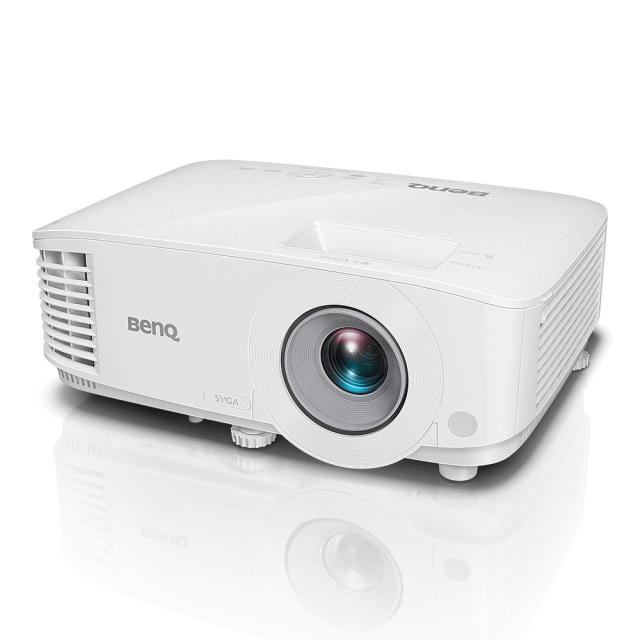 Мултимедиен проектор BenQ MS550, DLP, SVGA (800x600), 20 000:1, 3600 ANSI Lumens, Zoom 1.1x, Vertical Keystone, Speaker 2W, VGA, 2xHDMI, S-Video, RCA, VGA out,  Audio In/Out, RS232, USB mini B, 2.3 kg, White