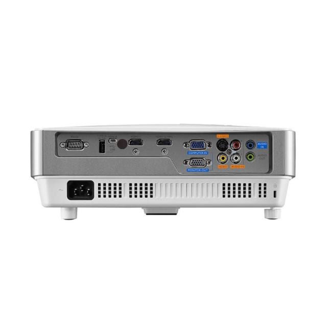 Мултимедиен проектор BenQ MS630ST, Short Throw, DLP, SVGA (800x600), 13000:1, 3200 ANSI lumens, Zoom 1.2x, Glass Lenses, Infographic Mode, Auto Vertical Keystone, VGA, 2xHDMI, S-Video, RCA, USB Type A, Audio in/out, Audio L/R in RCA, RS232, Speaker 1
