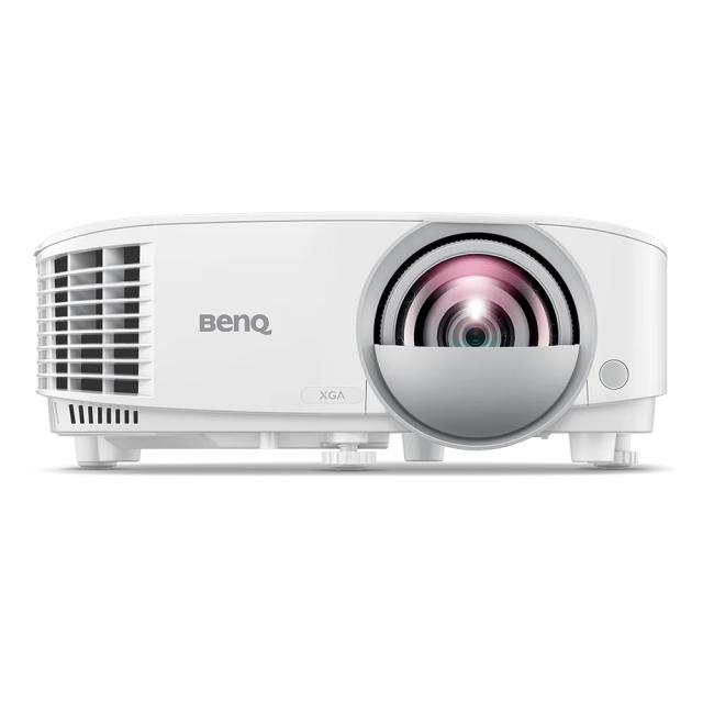 Мултимедиен проектор BenQ MX808STH, Short Throw, DLP, XGA (1024x768), 20 000:1, 3600 ANSI Lumens, Anti-Dust Sensor, VGA, 2xHDMI, VGA out, Audio in/out, RS232, USB (typeA) 5V/1.5A, Speaker 1x10W, Optional interactive kit(PW02/PT12), Optional QCast QP2