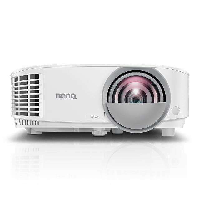 Мултимедиен проектор BenQ MX825ST Short Throw, DLP, XGA (1024x768), 12 000:1, 3300 ANSI Lumens,VGA, HDMI, USB, LAN(RJ45), Speaker, Optional Interactive Kit (PW02/PT12), 3D Ready