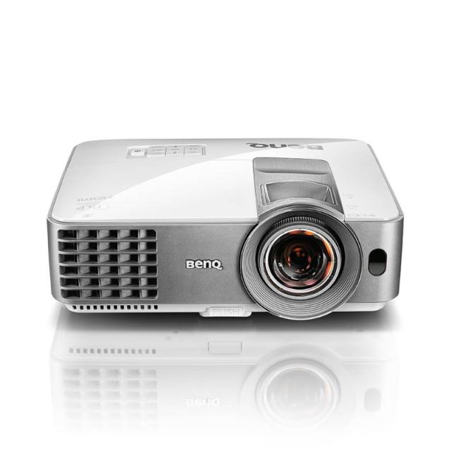 Мултимедиен проектор BenQ MW632ST, Short Throw, DLP, WXGA (1280x800), 13000:1, 3200 ANSI lumens, Zoom 1.2x, 65"@1m, Auto Vertical Keystone, VGA, 2xHDMI, S-Video, RCA, USB Type A 1.5A, Audio in/out, Audio L/R in RCA, RS232, Speaker 10W, Up To 10000 hr