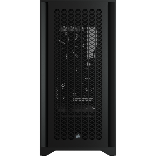 Кутия Corsair 4000D Airflow Mid Tower, Tempered Glass, 1x USB 3.1 Type C, 1x USB 3.0, 1x Audio in/out, Черно