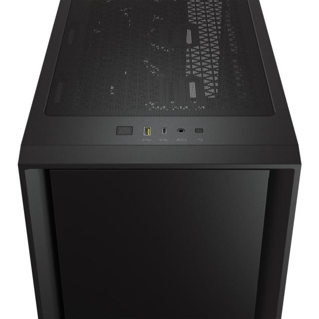 Кутия Corsair 4000D Mid Tower, Tempered Glass, Черно
