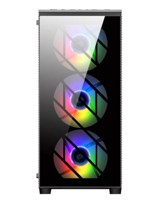 Кутия FSP CMT192 TG, Middle Tower, 2x USB 2.0, 1x USB 3.0, 1x HD Audio, ATX / Micro ATX