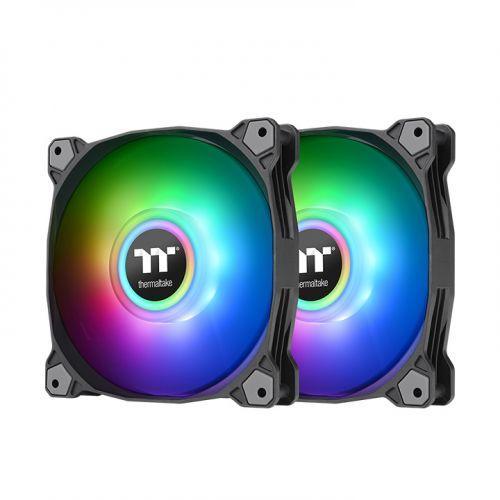 Вентилатори Thermaltake Pure Duo 120mm, 12 ARGB Sync Radiator 2-Fan Компелкт Черно
