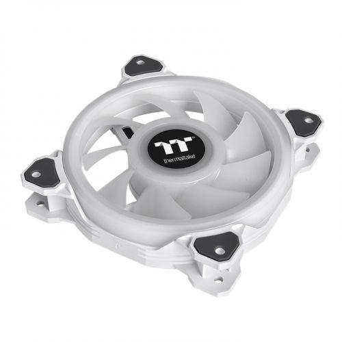 Вентилатори Thermaltake Riing Quad 12 RGB Radiator Fan TT Premium Edition 3 Броя  - Бяло с включен контролер