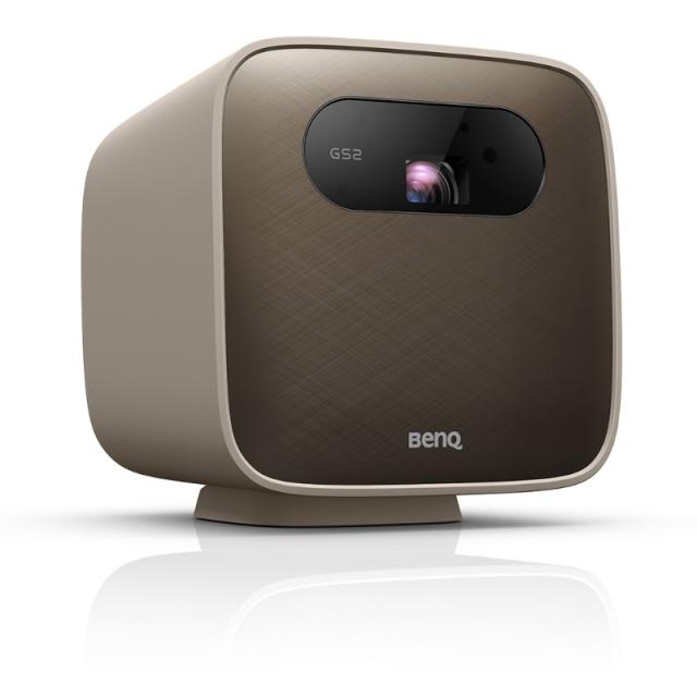 Мултимедиен проектор BenQ GS2, Wireless Portable LED Projector, 720p (1280x720), 500 ANSI Lumens, 35"@1m, WiFi, Bluetooth, IPX2, Contrast 100,000:1, Auto Focus, Auto Vertical Keystone, Light Sensor, HDMI, USB 2.0 (Type A), USB-C (DisplayPort alt.), A