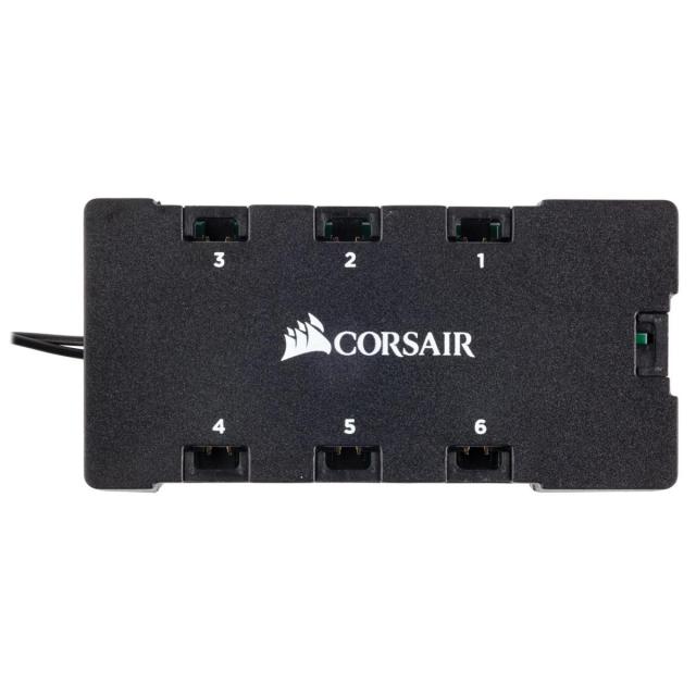 Вентилатори Corsair LL120 RGB, 3 Fan комплект, с включен контролер Lightning Node PRO, Черен