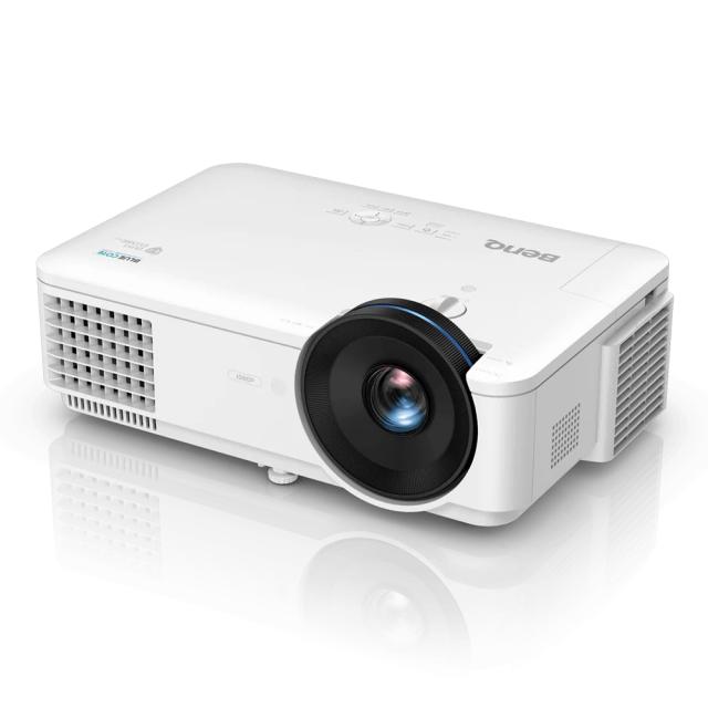 Мултимедиен проектор BenQ LH720, DLP, BlueCore Laser, FHD 1920x1080, 4000 ANSI Lumens, 100000:1, Zoom 1.5x, 90% Rec.709, IP5X dustproof, Infographic Mode, VGA, HDMI, S-Video, RCA, 12V Trigger, USB TypeA (1.5A), RS232, LAN (RJ45), Speaker 10W, White